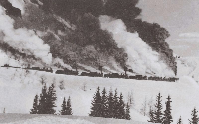 Marker detail: Six Engines Push Rotary Plow up Lizard Head Pass. Click for full size. Marker detail: Six Engines Push Rotary Plow up Lizard Head Pass image. Click for full size.