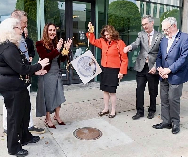 Marker Unveiling. Click for full size. Marker Unveiling image. Click for full size.