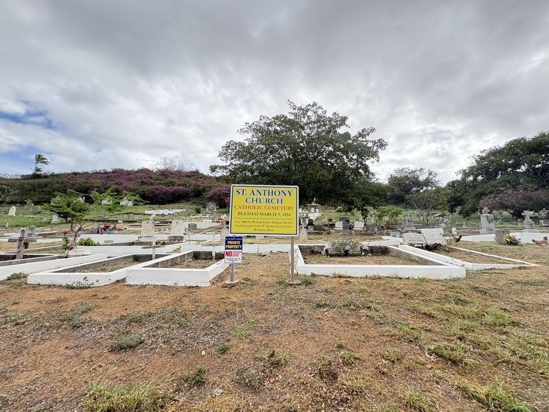 St. Anthony Church Catholic Cemetery Marker. Click for full size. St. Anthony Church Catholic Cemetery Marker image. Click for full size.
