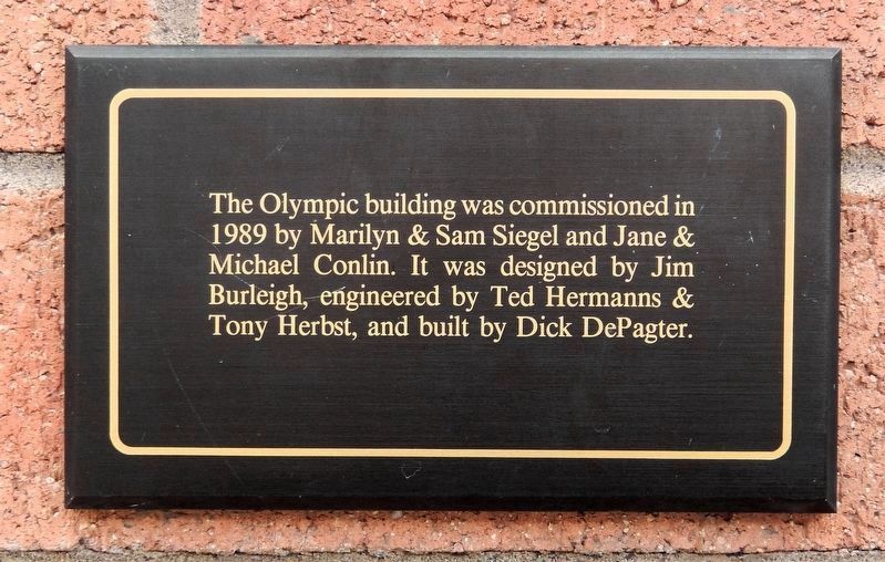 First County Courthouse Site Olympic Building. Click for full size. First County Courthouse Site Olympic Building image. Click for full size.