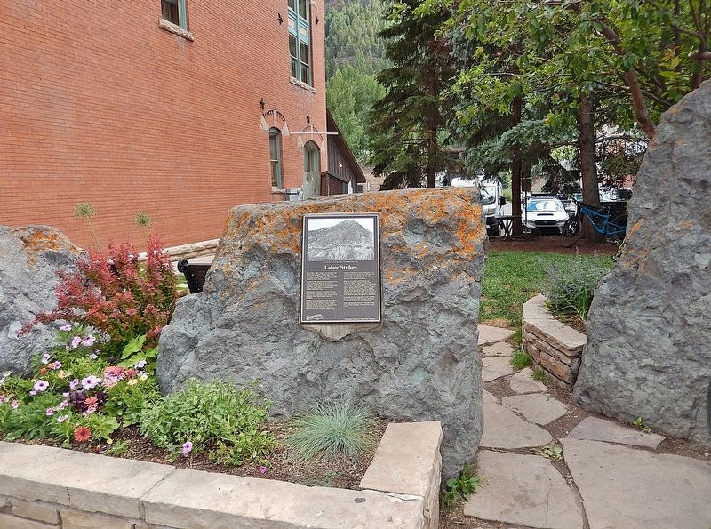 Labor Strikes Marker. Click for full size. Labor Strikes Marker image. Click for full size.