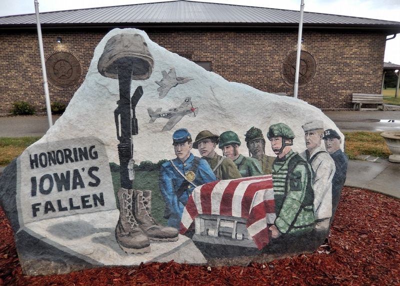 Polk County Freedom Rock (<i>north side</i>). Click for full size. Polk County Freedom Rock (<i>north side</i>) image. Click for full size.
