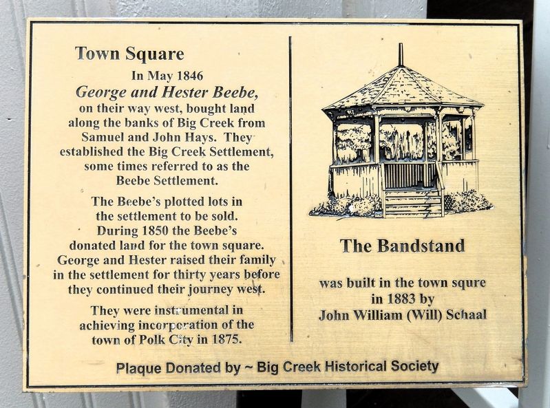Town Square Marker image. Click for full size.
