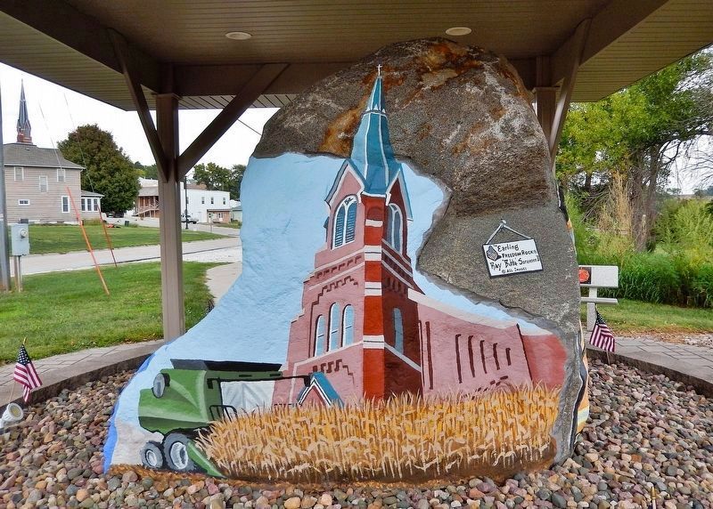 Shelby County Freedom Rock (<i>east side</i>). Click for full size. Shelby County Freedom Rock (<i>east side</i>) image. Click for full size.
