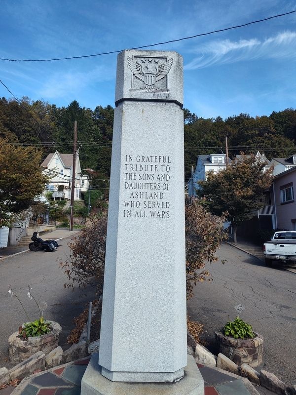 Ashland Veterans Memorial Marker image. Click for full size.