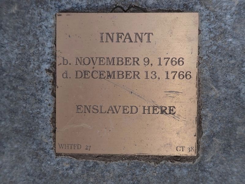 Infant Witness Stone image. Click for full size.