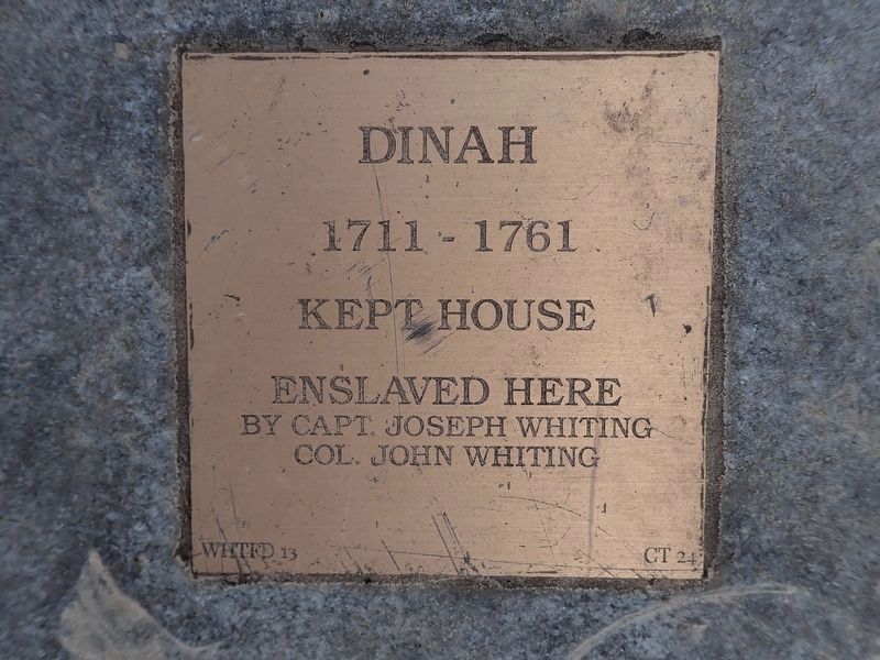 Dinah Witness Stone. Click for full size. Dinah Witness Stone image. Click for full size.