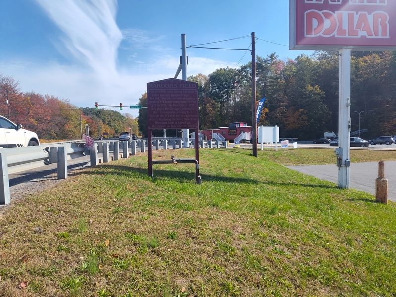 Maroons Field Marker. Click for full size. Maroons Field Marker image. Click for full size.