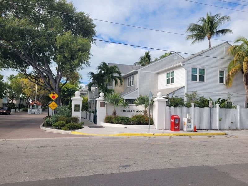 The Truman Annex was formerly the Key West Naval Station Marker image. Click for full size.