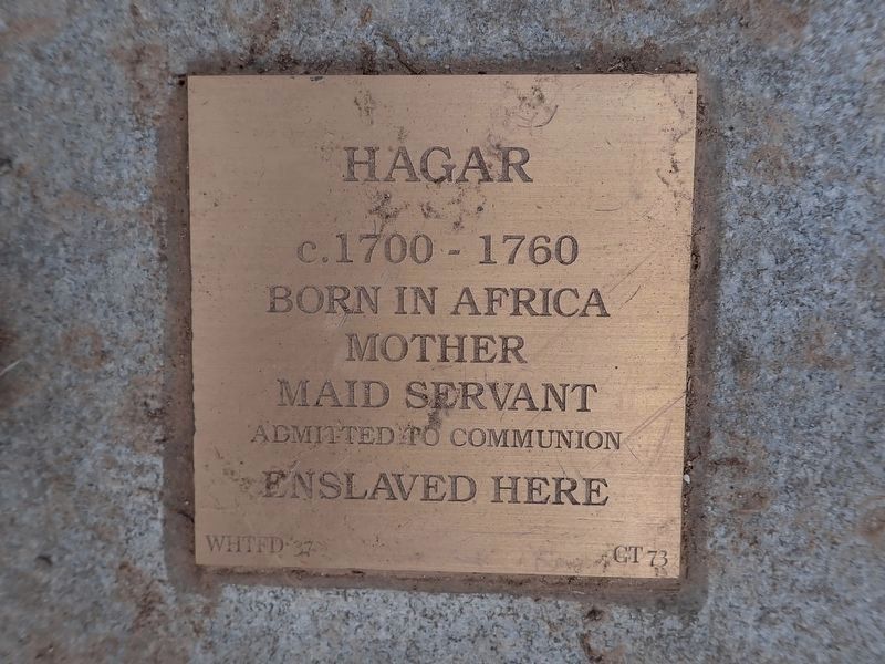 Hagar Witness Stone image. Click for full size.