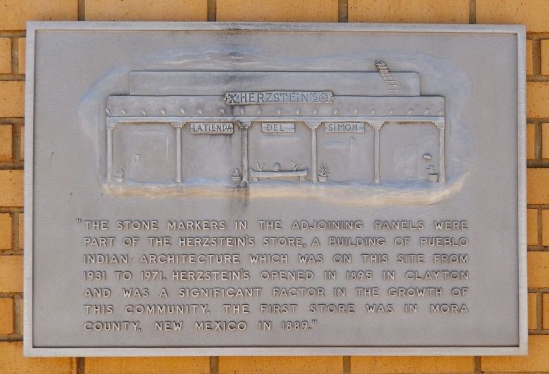 Herzstein's Store Marker. Click for full size. Herzstein's Store Marker image. Click for full size.