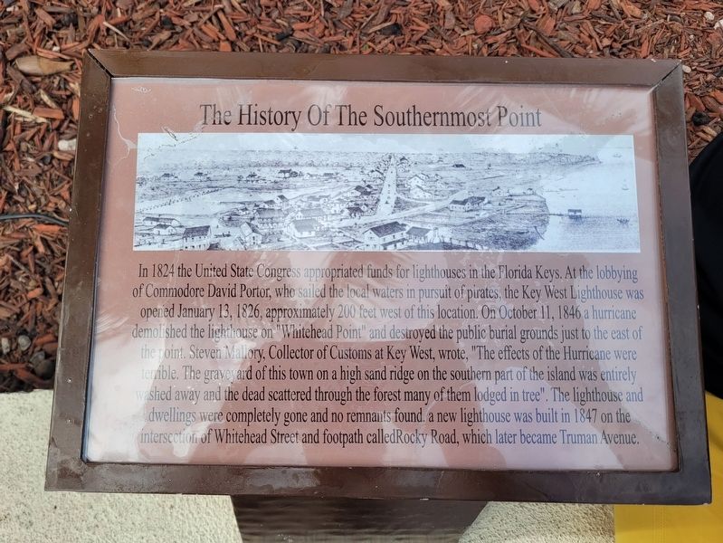 The History of the Southernmost Point Marker image. Click for full size.