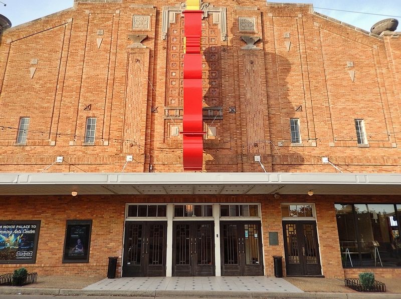 Saenger Theatre (<i>west/front elevation</i>). Click for full size. Saenger Theatre (<i>west/front elevation</i>) image. Click for full size.