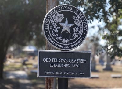 Odd Fellows Cemetery Marker image. Click for full size.