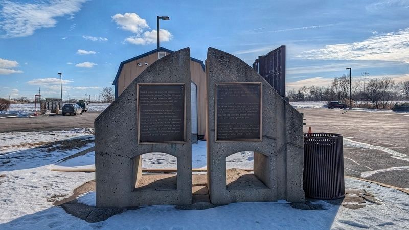 Hammond Optimist Club Marker in context image. Click for full size.