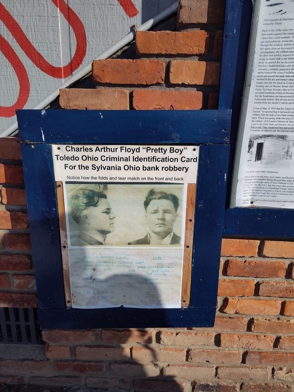Sylvania-Then & Now: History of one of Sylvania's bank robberies Marker image. Click for full size.