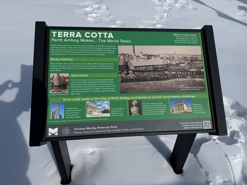 Terra Cotta Marker. Click for full size. Terra Cotta Marker image. Click for full size.