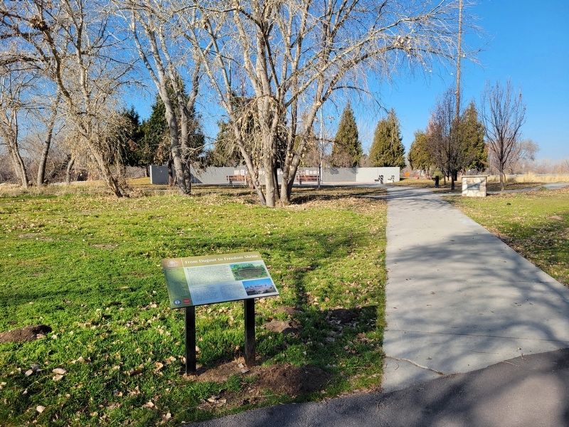 From Dugout to Freedom Shrine Marker image. Click for full size.