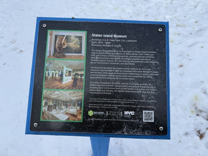 Staten Island Museum Marker image. Click for full size.