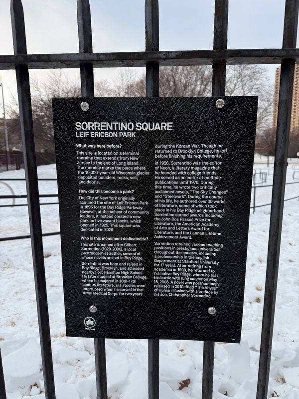 Sorrentino Square Marker. Click for full size. Sorrentino Square Marker image. Click for full size.