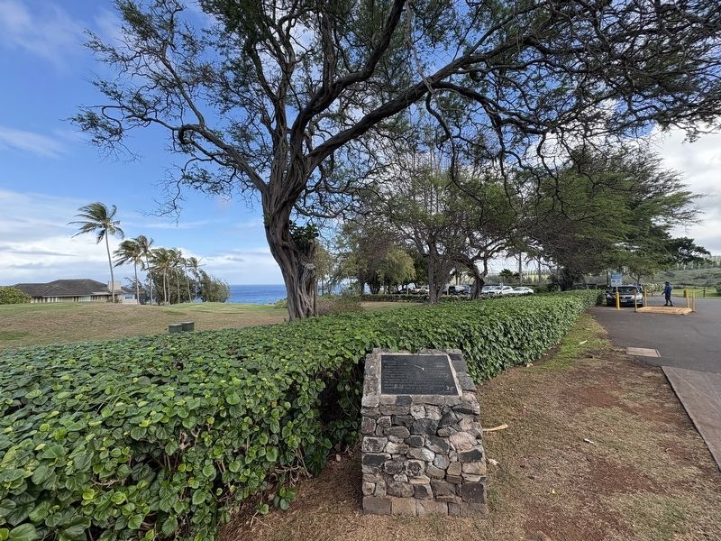 Honokahua Marker. Click for full size. Honokahua Marker image. Click for full size.
