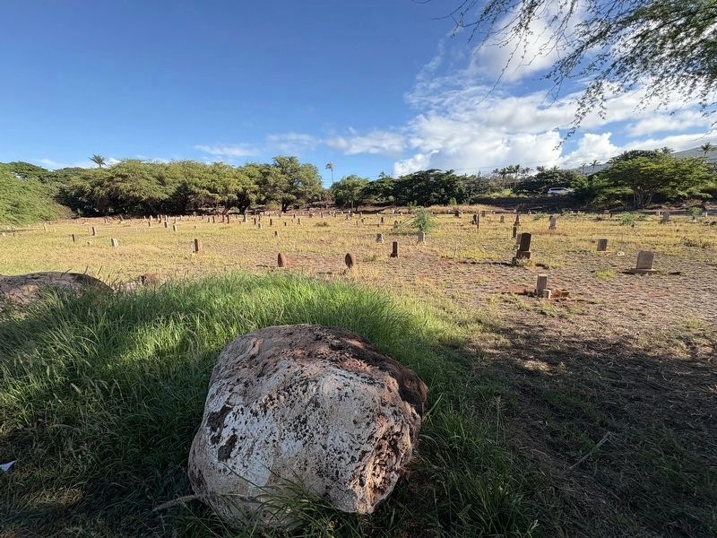 Hanaka'φ'φ Cemetery. Click for full size. Hanaka'φ'φ Cemetery image. Click for full size.
