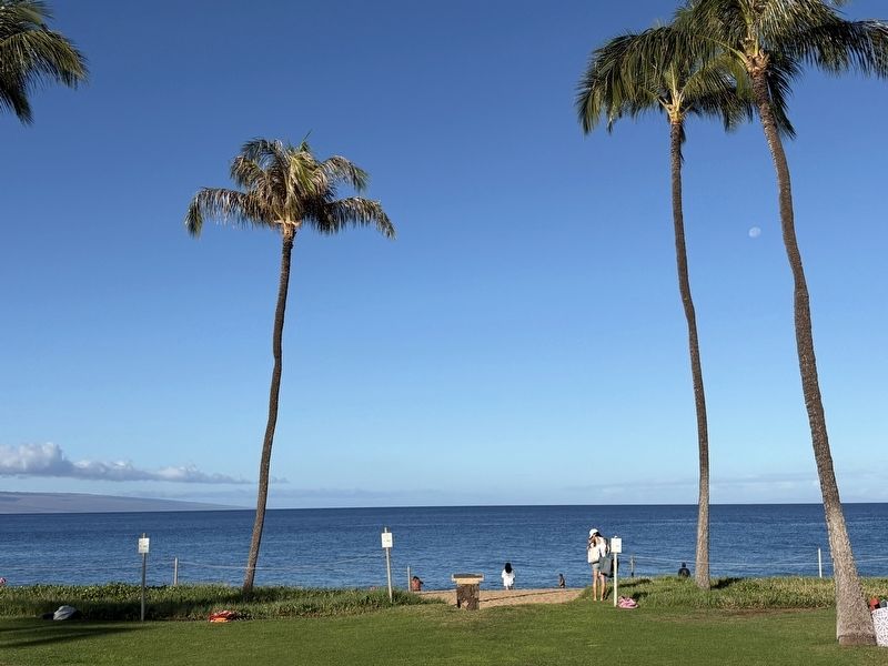 This Park Dedicated in Honor of King Kahekili Nui Ahumanu Marker. Click for full size. This Park Dedicated in Honor of King Kahekili Nui Ahumanu Marker image. Click for full size.
