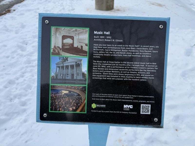 Music Hall Marker image. Click for full size.