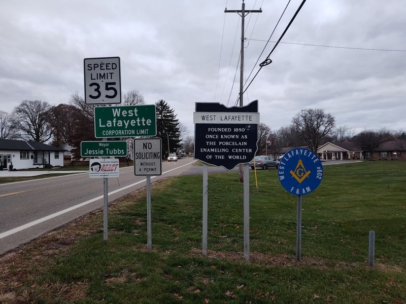 West Lafayette Marker image. Click for full size.