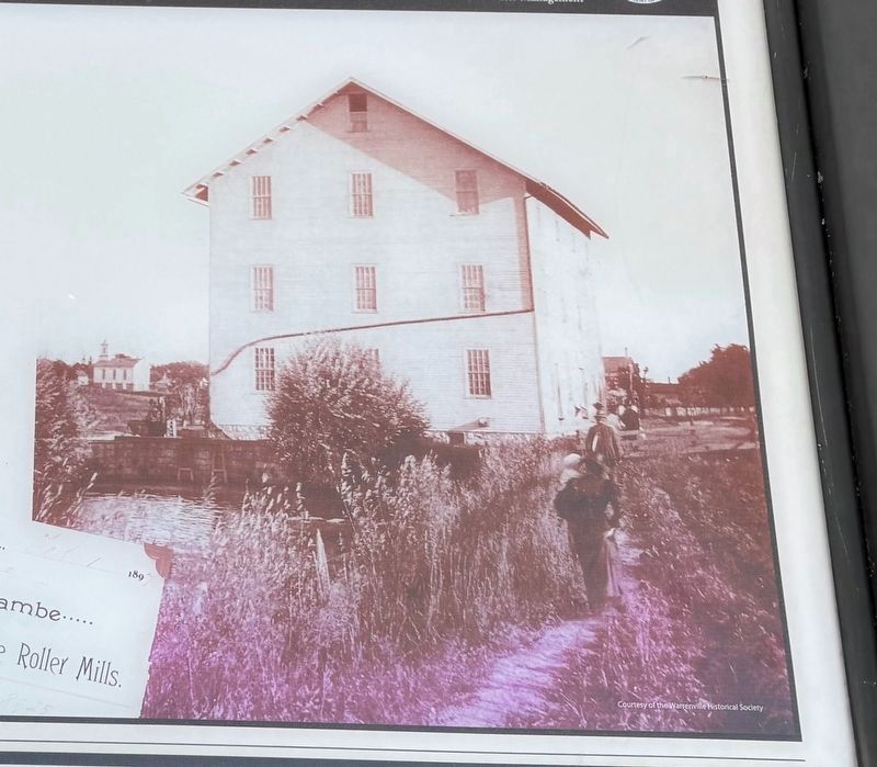 Historical photo of Warrenville�s Grist Mill image. Click for full size.