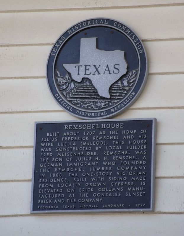 Remschel House Marker image. Click for full size.