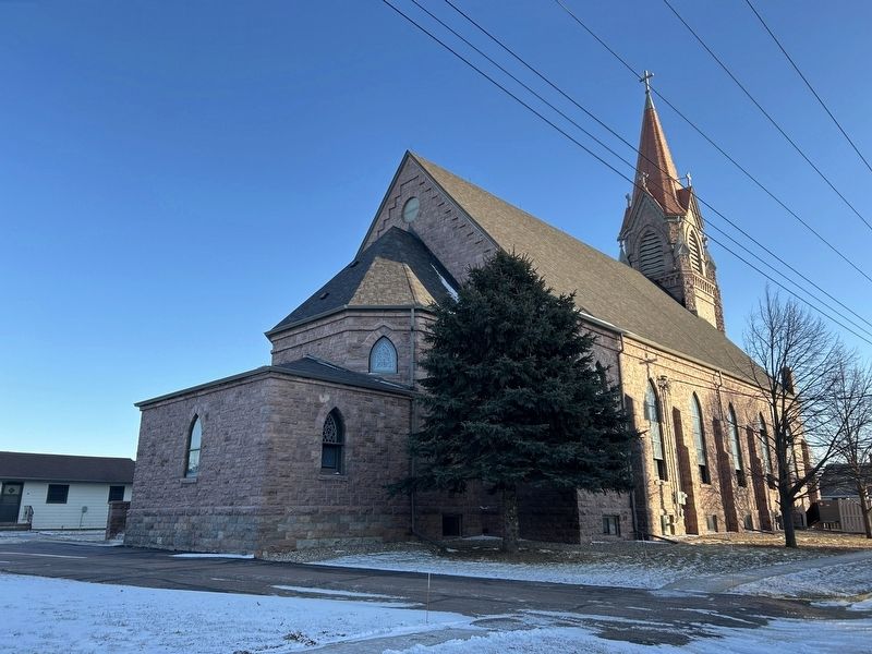 St. Mary's Catholic Church, from the northwest image. Click for full size.