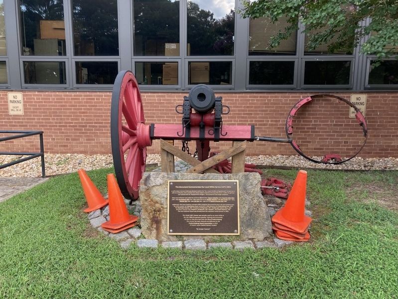 This Monument Commemorates Our Local Militia Service (1675-1903) Marker. Click for full size. This Monument Commemorates Our Local Militia Service (1675-1903) Marker image. Click for full size.