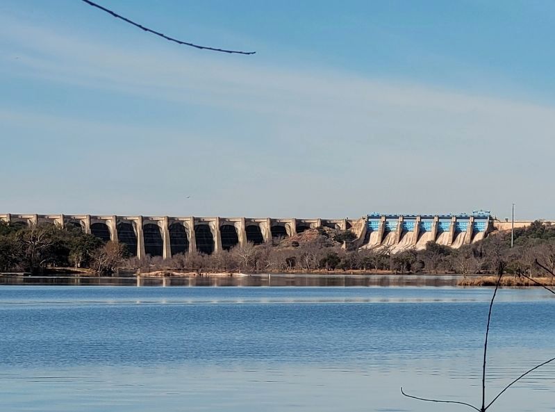 Buchanan Dam Marker image. Click for full size.