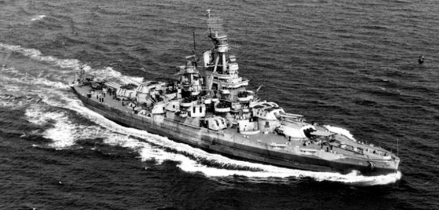 USS Nevada BB-36 image. Click for more information.