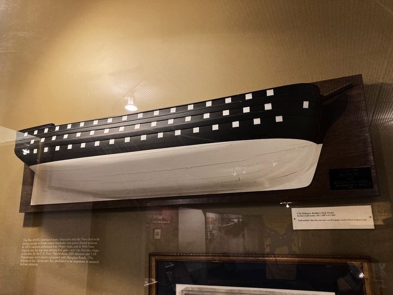 USS Delaware Builder's Model image. Click for full size.