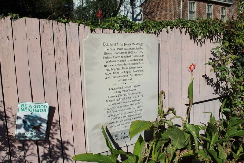 The Pass House & Gardens Marker image. Click for full size.