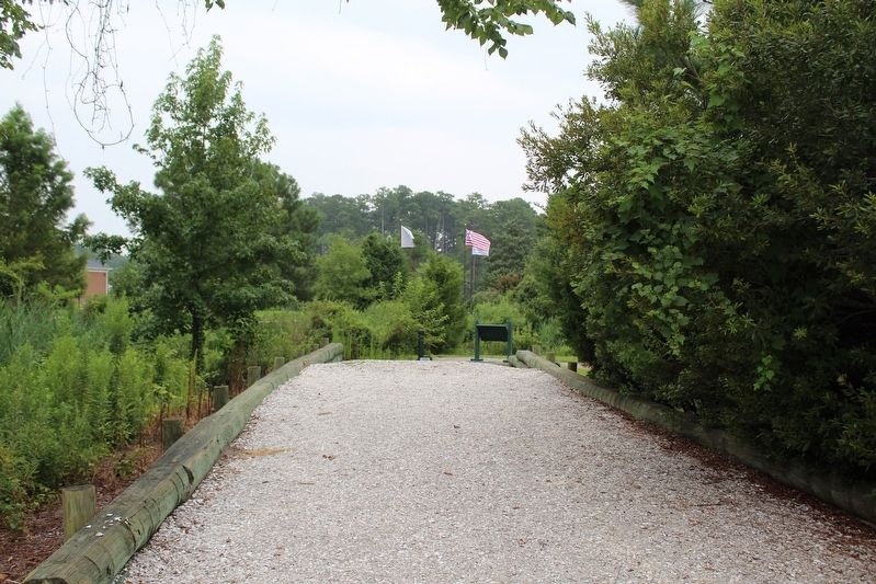 Great Bridge Causeway Replica image. Click for full size.