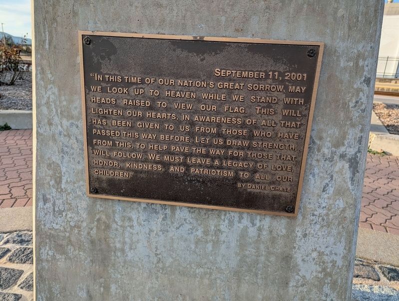 City Of Martinez 9/11 Memorial Marker. Click for full size. City Of Martinez 9/11 Memorial Marker image. Click for full size.