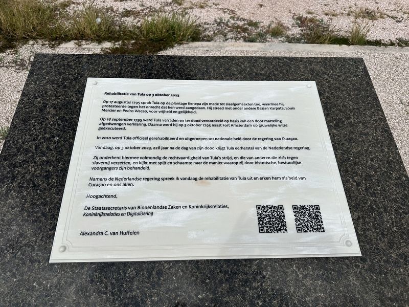 Tula's Rehabilitation Monument Marker image. Click for full size.
