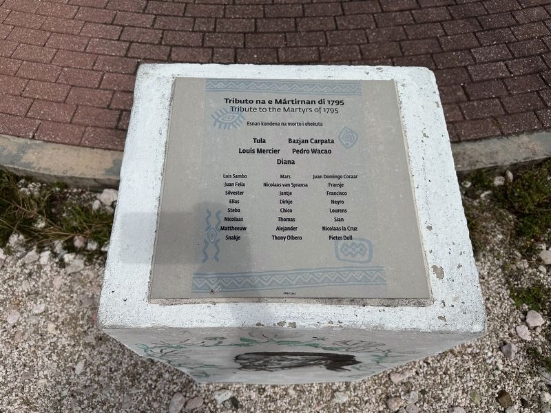 Tribute to the Martyrs of 1795 Marker. Click for full size. Tribute to the Martyrs of 1795 Marker image. Click for full size.