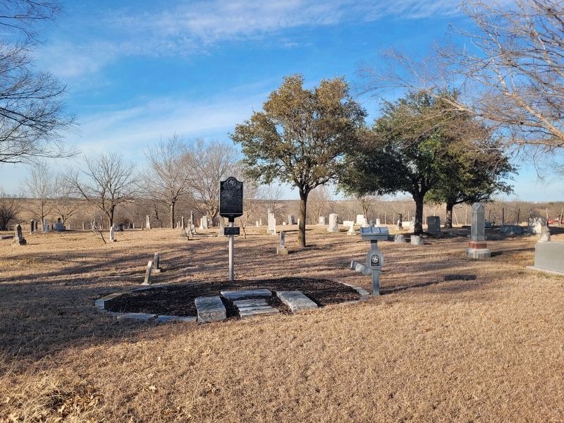 Blevins Cemetery Marker image. Click for full size.