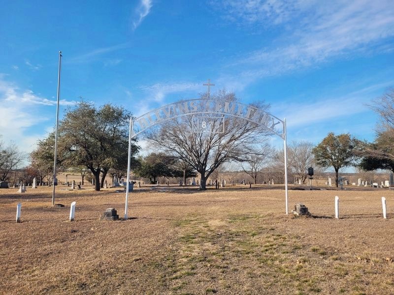 Blevins Cemetery Marker image. Click for full size.