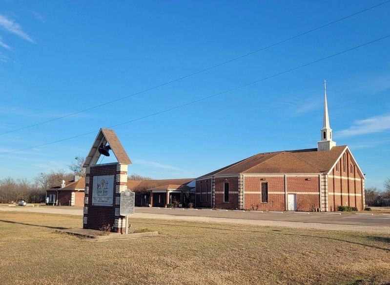 Cedar Grove Baptist Church Marker image. Click for full size.