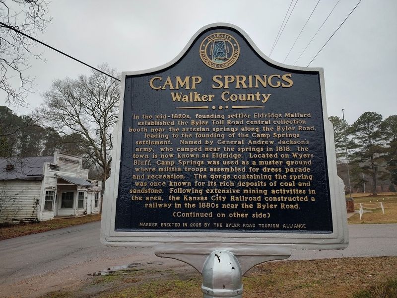 Camp Springs Marker image. Click for full size.