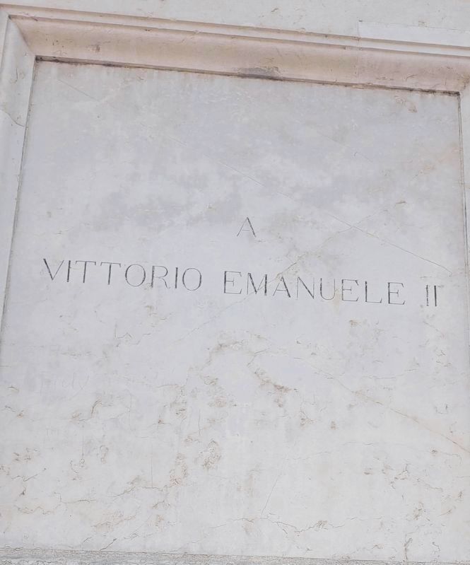 Vittorio Emanuele II Marker - Front panel image. Click for full size.
