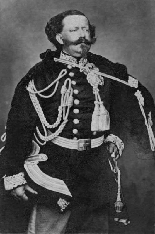 Victor Emmanuel II, first King of United Italy image. Click for full size.
