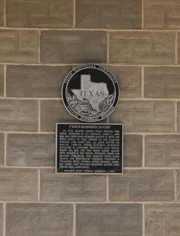 Pybus-Koerber House Marker image. Click for full size.