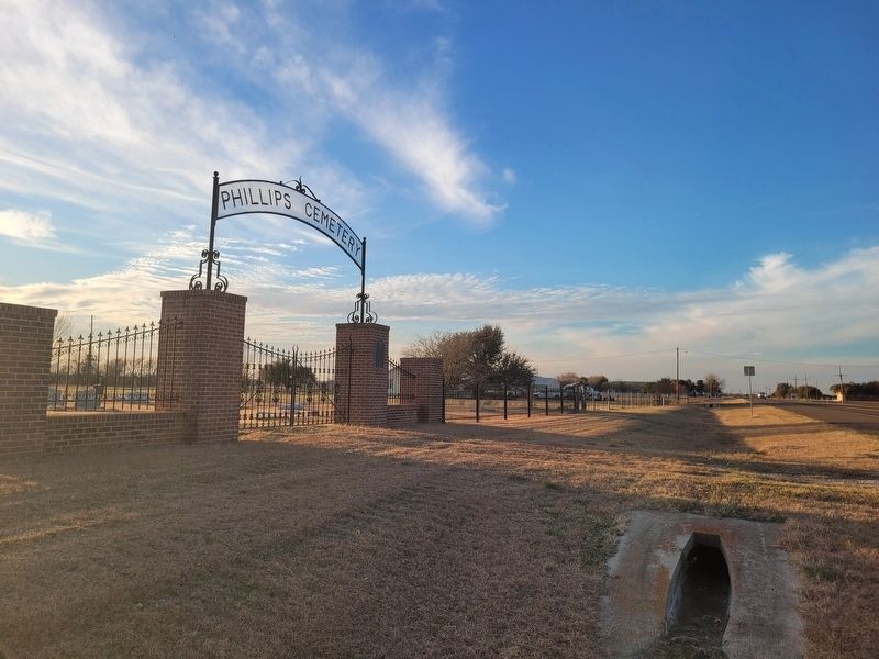 Phillips Cemetery Marker image. Click for full size.