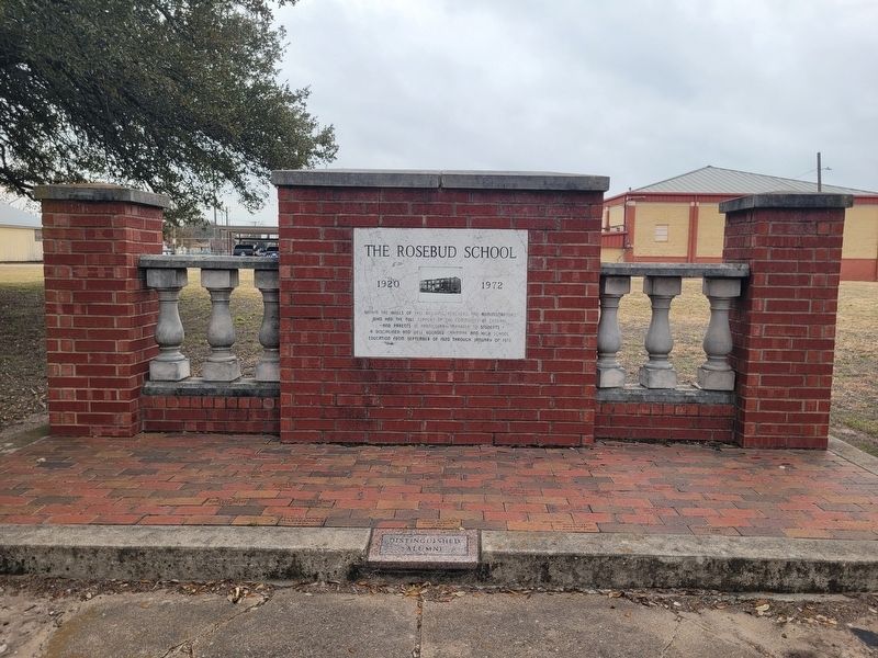 The Rosebud School Marker image. Click for full size.